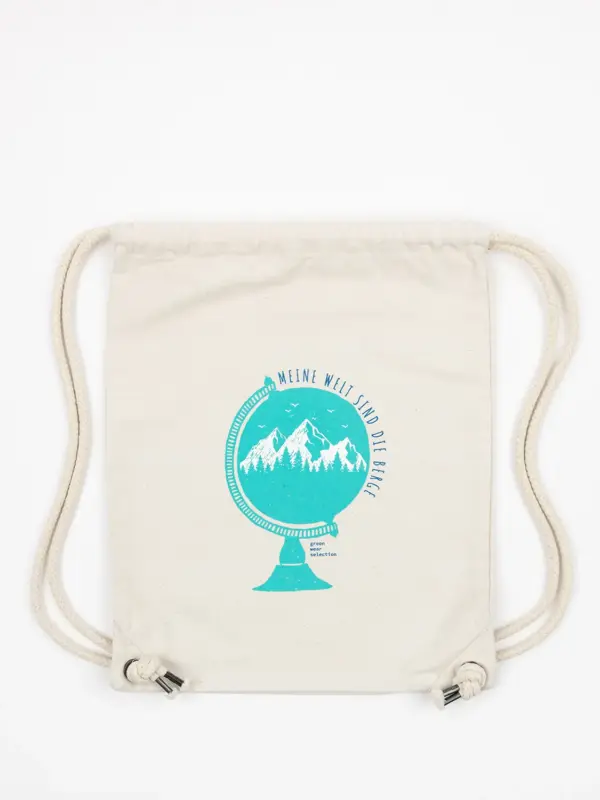 Beutel mit Bergmotiv