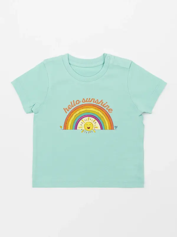 T-Shirt aus 100% Bio-Baumwolle - Hello Sunshine