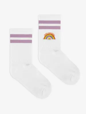 Kindersocken mit Streifen – Hello Sunshine