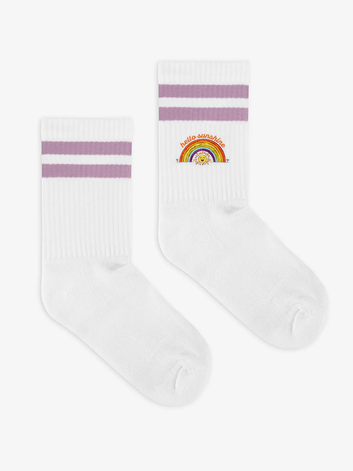 Kindersocken mit Streifen – Hello Sunshine