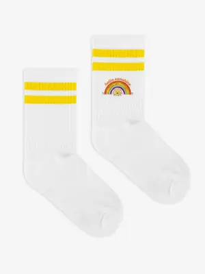 Kindersocken mit Streifen – Hello Sunshine
